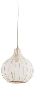 Lampada a sospensione beige con paralume in tessuto ø 29 cm Elati - Light & Living