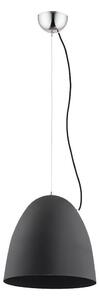Lampadario a sospensione con filo ZETES 1xE27/15W/230V nero