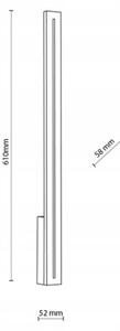 Applique a LED da esterno LINEA LED/12W/230V IP65 61 cm antracite