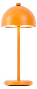Lampada da tavolo arancione con LED IP54 ricaricabile con stazione di ricarica - Squirrel