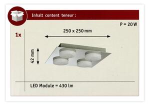 Paulmann 70875 - Plafoniera da bagno 4xLED/5W IP23 DORADUS 230V