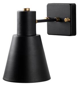 Lampada da parete in nero e oro ø 14 cm Funnel - Opviq lights