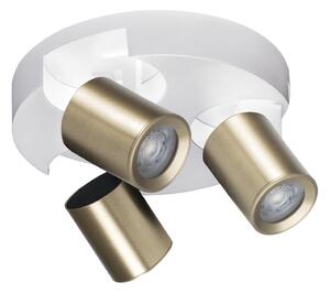 Kanlux 38967 - Faretto LAURIN 3xGU10/10W/230V ottone/bianco