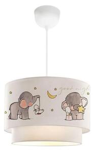 Lampadario per cameretta CANDY 1xE27/40W/230V bianco/grigio