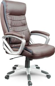 Sofotel EG-226 Sedia da ufficio, ecopelle, marrone