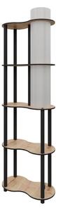 Lampada da terra con ripiani NOTO 1xE27/40W/230V beige/nero