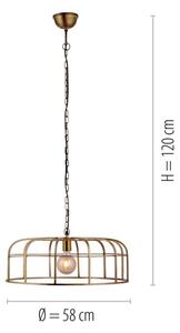 Leuchten Direkt 11493-60 - Lampadario su catena AMIR 1xE27/25W/230V