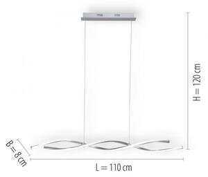 Paul Neuhaus 9142-55 - Lampadario LED dimmerabile su filo POLINA 2xLED/10,2W/230V