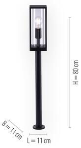 Paul Neuhaus 9497-13 - Lampada da esterno EMIL 1xE27/60W/230V IP44