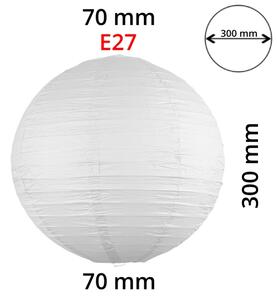 Rabalux 4894 - Paralume RICE bianco E27 diametro 30 cm