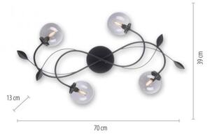 Paul Neuhaus 6724-18 - Lampadario da parete LED WIDOW 4xG9/3W/230V