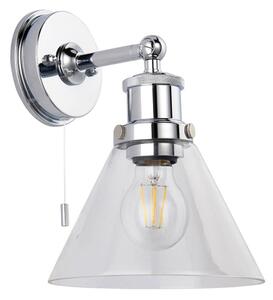 Endon 95513-Applique da bagno TOULON 1xE27/10W/230V IP44 cromo lucido