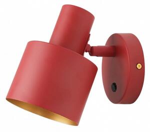 Lampada da parete rossa ø 10 cm Selvia II - GTV