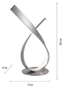 Paul Neuhaus 4720-55 - Lampada da tavolo LED LINDA LED/11,4W/230V cromo opaco