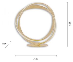 Paul Neuhaus 4531-12 - Lampada da tavolo LED dimmerabile MELINDA LED/18W/230V oro