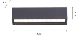 Paul Neuhaus 9675-13 - LED Applique da esterno ROBERT 2xLED/9W/230V IP65