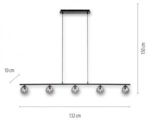 Paul Neuhaus 2026-18 - Lampadario LED su filo WIDOW 5xG9/3W/230V