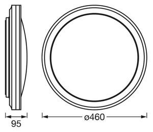Ledvance -Plafoniera LED RGBW dimmerabile SMART+ CIRCLE LED/28W/230V Wi-Fi