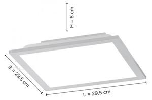 Leuchten Direkt 14754-21- LED Plafoniera dimmerabile FLAT LED/20W/230V + tc