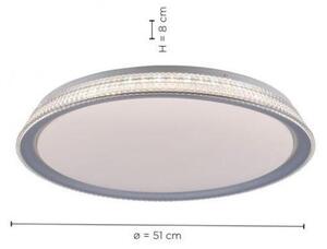 Leuchten Direkt 14359-21 - Plafoniera LED dimmerabile KARI LED/36W/230V