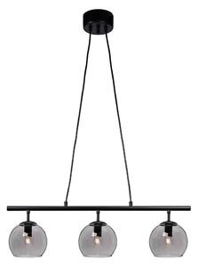Cottex T2493SVG - Lampadario a sospensione con cavo CAPELLA 3xE14/40W/230V fumé/nero