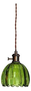 Cottex 8400100-2501 - Lampada a sospensione con cavo per presa NORA 1xE14/5W/230V, verde