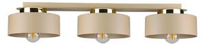 Plafoniera IGNIA 3xE27/60W/230V beige/dorato