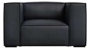 Poltrona in pelle blu scuro Madame - Windsor & Co Sofas