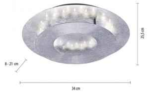 Paul Neuhaus 9011-21 - Plafoniera LED NEVIS LED/6W/230V argento