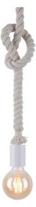 Leuchten Direkt 13572-16 - Lampadario su filo DIY 1xE27/10W/230V bianco