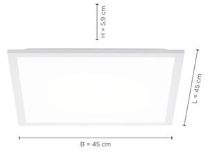 Leuchten Direkt 12201-16 - Plafoniera LED FLAT LED/22W/230V