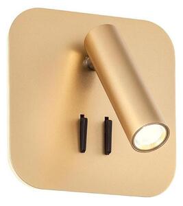 Redo 01-2977 - Applique LED QUDA LED/6W/230V + LED/3W CRI 90 oro