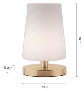 Paul Neuhaus 4146-60 - Lampada da tavolo LED Dimmerabile SONJA 1xG9/3W/230V ottone