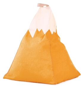 Borsa per bambini gialla e beige Mountain - Little Nice Things