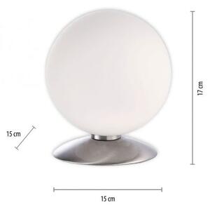 Paul Neuhaus 4013-55-Lampada da tavolo LED dimmerabile BUBBA 1xG9/3W/230V cromo opaco