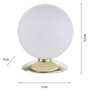 Paul Neuhaus 4013-60 - Lampada da tavolo LED dimmerabile BUBBA 1xG9/3W/230V oro