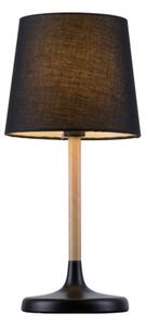 Leuchten Direkt 14423-18 - Lampada da tavolo NIMA 1xE14/40W/230V nera