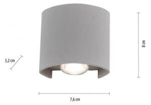 Paul Neuhaus 9486-21 - Applique LED da esterno CARLO 2xLED/1,7W/230V IP54