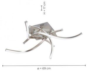 Leuchten Direkt 11995-55 - Lampadario LED RGB dimmerabile SWING LED/24,4W/230V + TC