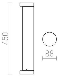 RED - Design Rendl - R11171 - Lampada da esterno LED SONET LED/7W/230V IP54 antracite