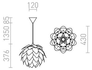 RED - Design Rendl - R12381 - Lampadario su corda ENCOMBRE 1xE27/42W/230V