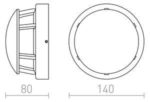RED - Design Rendl - R11963 - Lampada da esterno a LED FAROS LED/3W/230V IP54