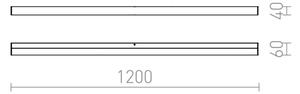RED - Design Rendl-R12405- LED Illuminazione per specchio da bagno LEVIA 24W/230V IP44