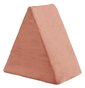 Pouf per bambini in velluto a coste rosa chiaro Montessori - Little Nice Things