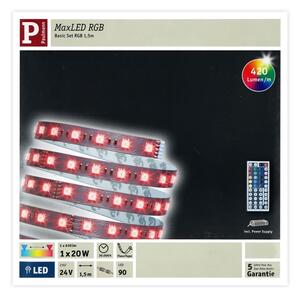 Paulmann 70587 - Striscia LED RGB dimmerabile 20W MAXLED 1,5m 230V + telecomando