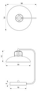 Lampada da tavolo FELIX 1xE27/60W/230V bianca