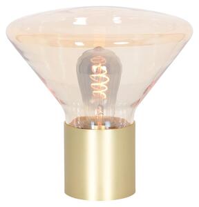 Lampada da tavolo - ambra - Ambiance - vetro metallo - Ø 26cm - E27 - 3401ME - Steinhauer