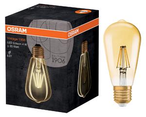 Lampadina LED, E27, goccia, dorato, luce calda, 7W=420LM (equiv 36 W), 320° , OSRAM