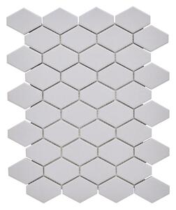 Mosaico ceramica Flake Grey Mat grigio sp. 6 mm