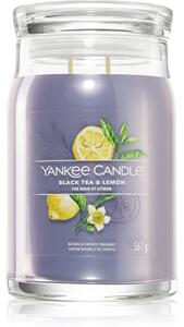 Yankee Candle Black Tea & Lemon candela profumata 567 g
